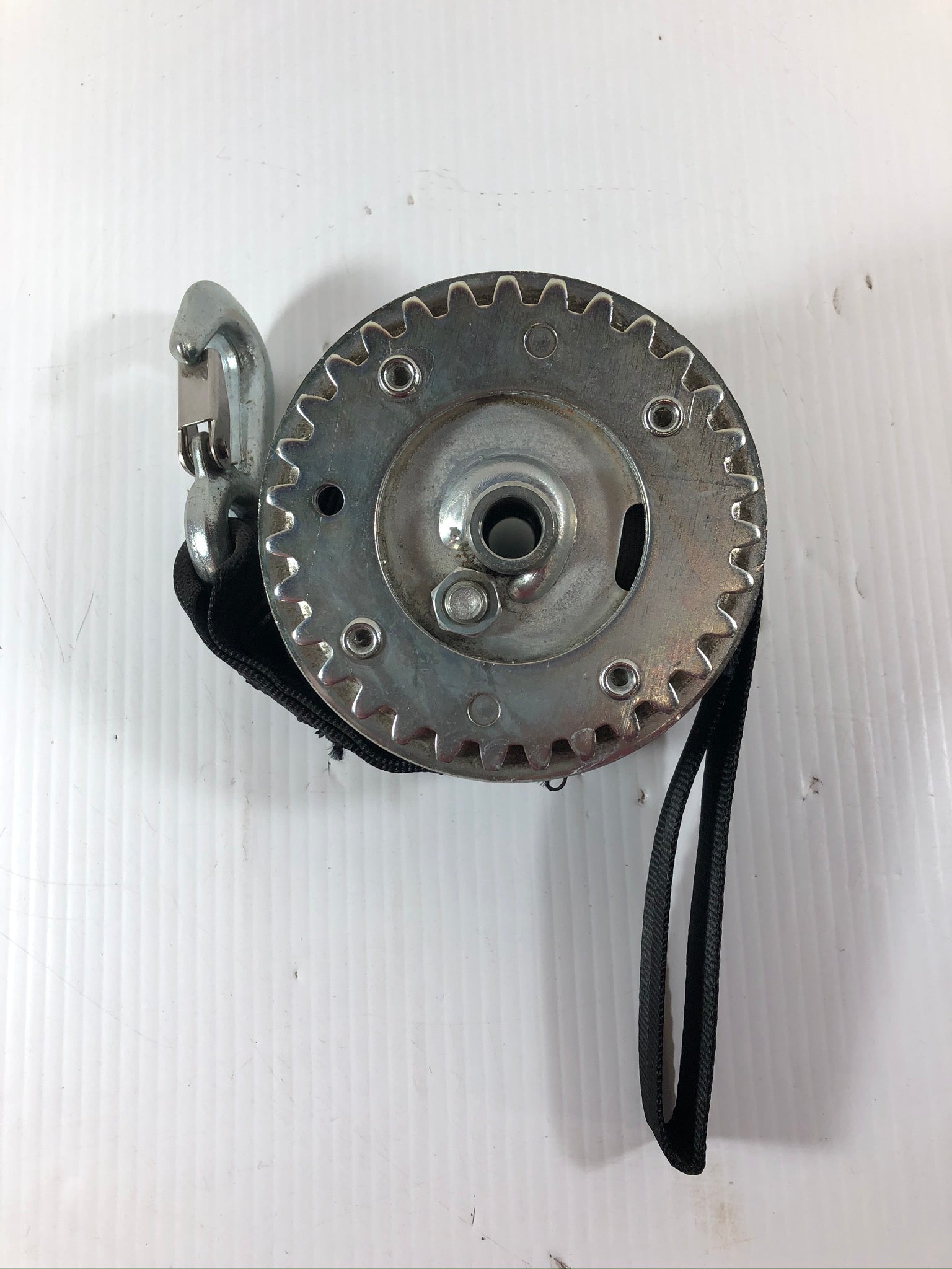 Trailer Boat 4" Gear Winch Assembly 1/2” Dia with IMMI F115716 Strap