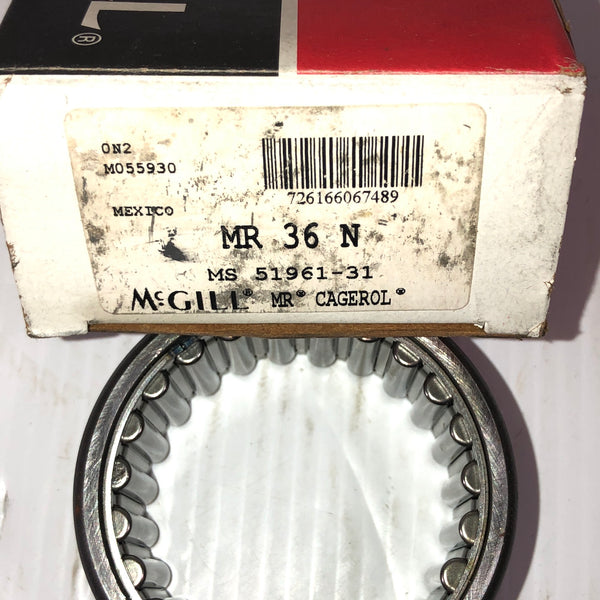 McGill Precision Bearing MR 36 N MS 51961-34 Cagerol – Metal