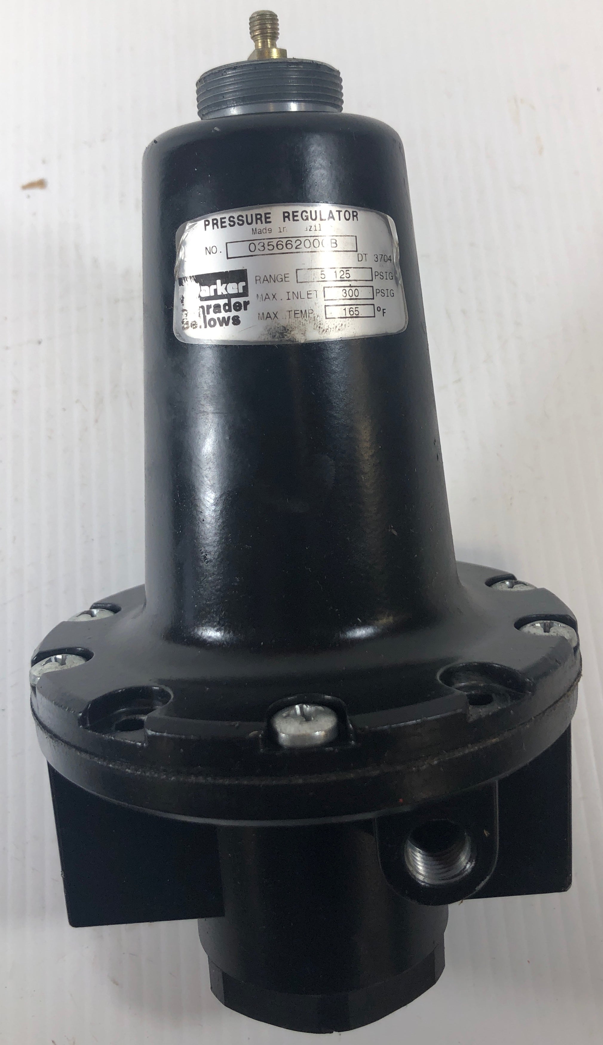 Parker Pressure Regulator 035662000B