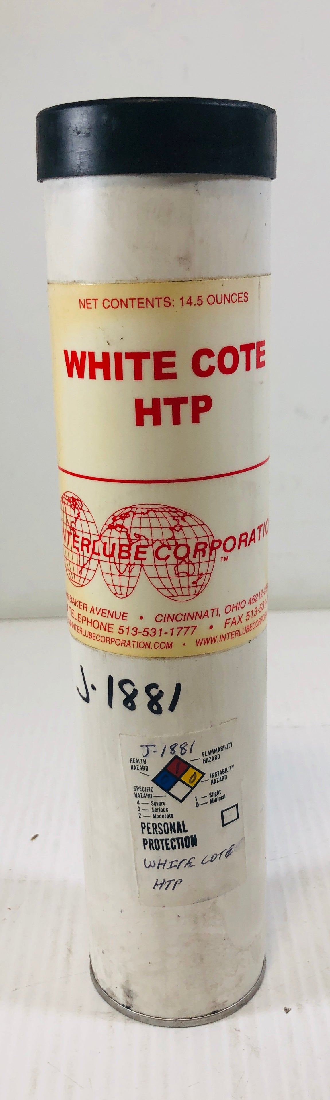 Interlube Corporation White Cote HTP Tube 14.5 Ounce