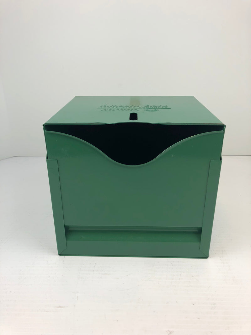 Kimberly Clark 73000 Green Enamel Dispenser for Quarter Folded
