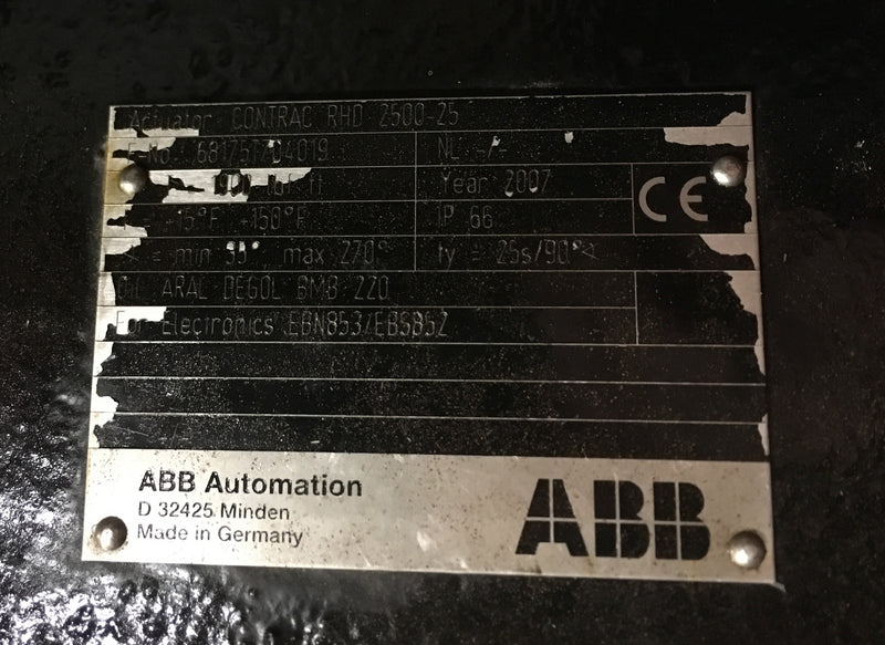 ABB Actuator Contrac RHD 2500-25