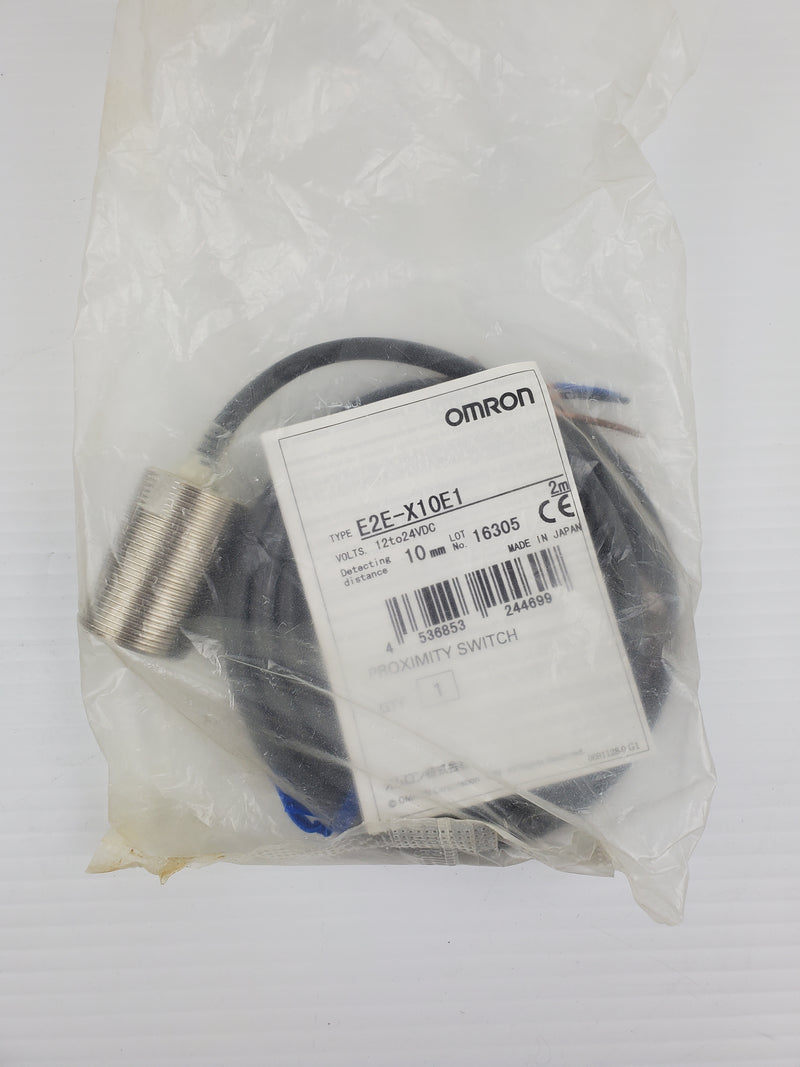 Omron E2E-X10E1 Proximity Switch 12 - 24 VDC 10mm