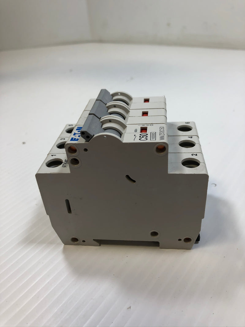 Eaton WMZS3C50 Miniature Circuit Breaker 3 Pole