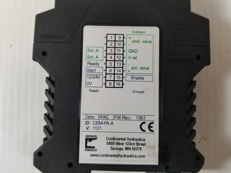 Continental Hydraulics CEM-PA-A PLC Valve Controller