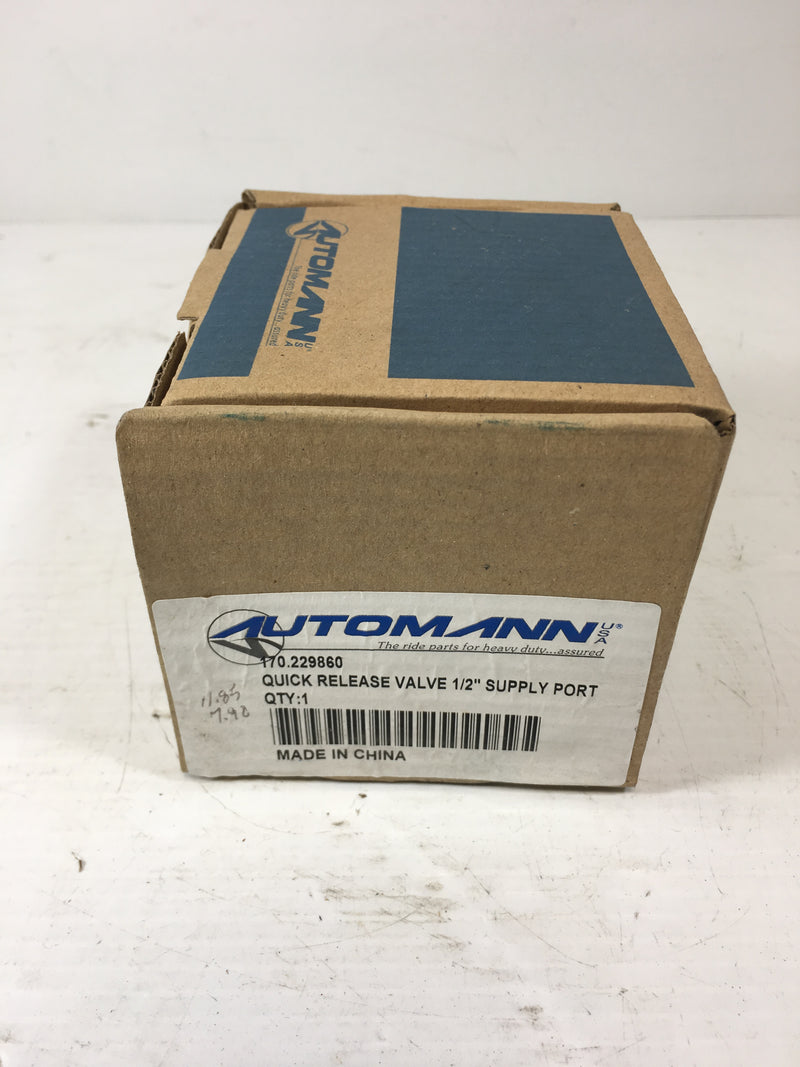 Automann Quick Release Valve 1/2" Supply Port 170.229860