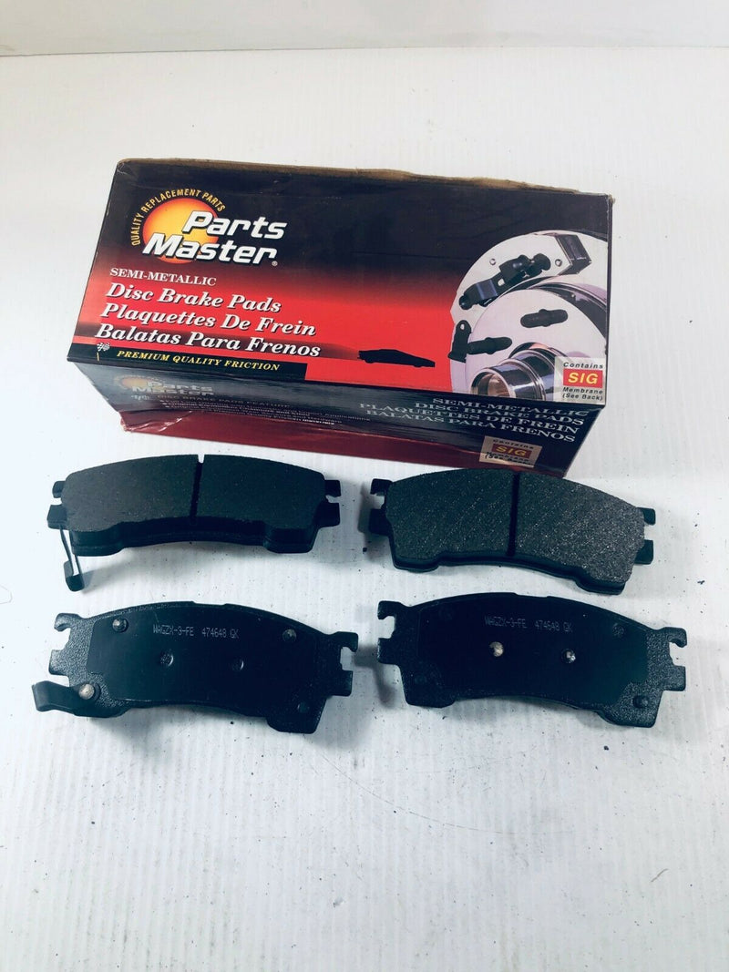 Parts Master Semi-Metallic Disc Brake Pads MD637 PD637