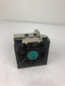 OKI 427076 Frame Duct with Fan Pulled from Printer C9650/C9850