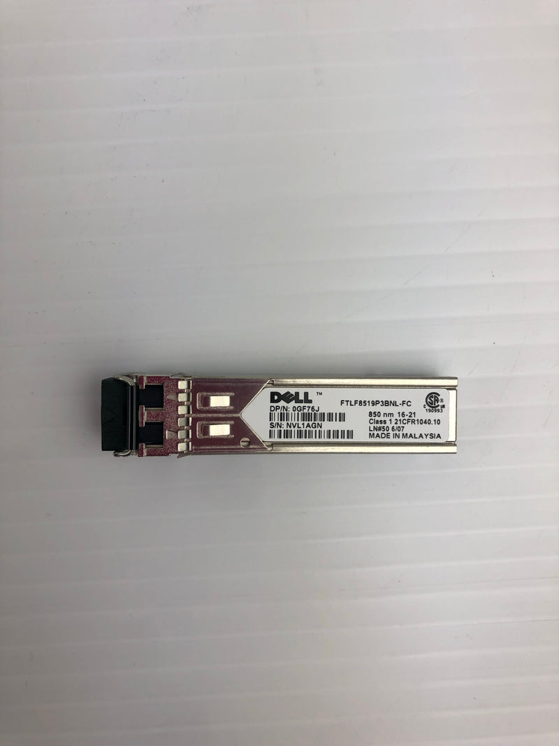 Dell 0GF76J PowerConnect Transceiver Module FTLF8519P3BNL-FC