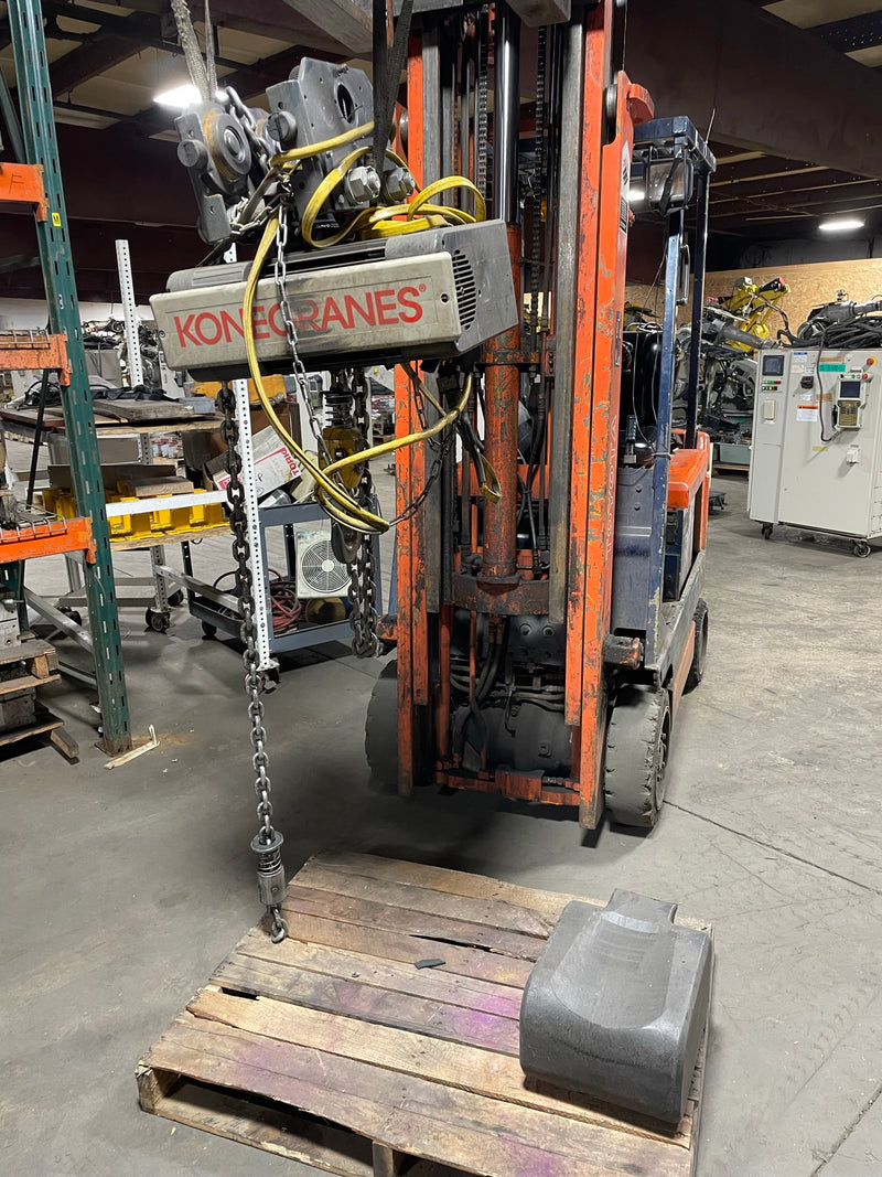 Kone Cranes XN Electric Chain Hoist w/Pendant 2 Ton XN20200012M32T1C 3 Phase