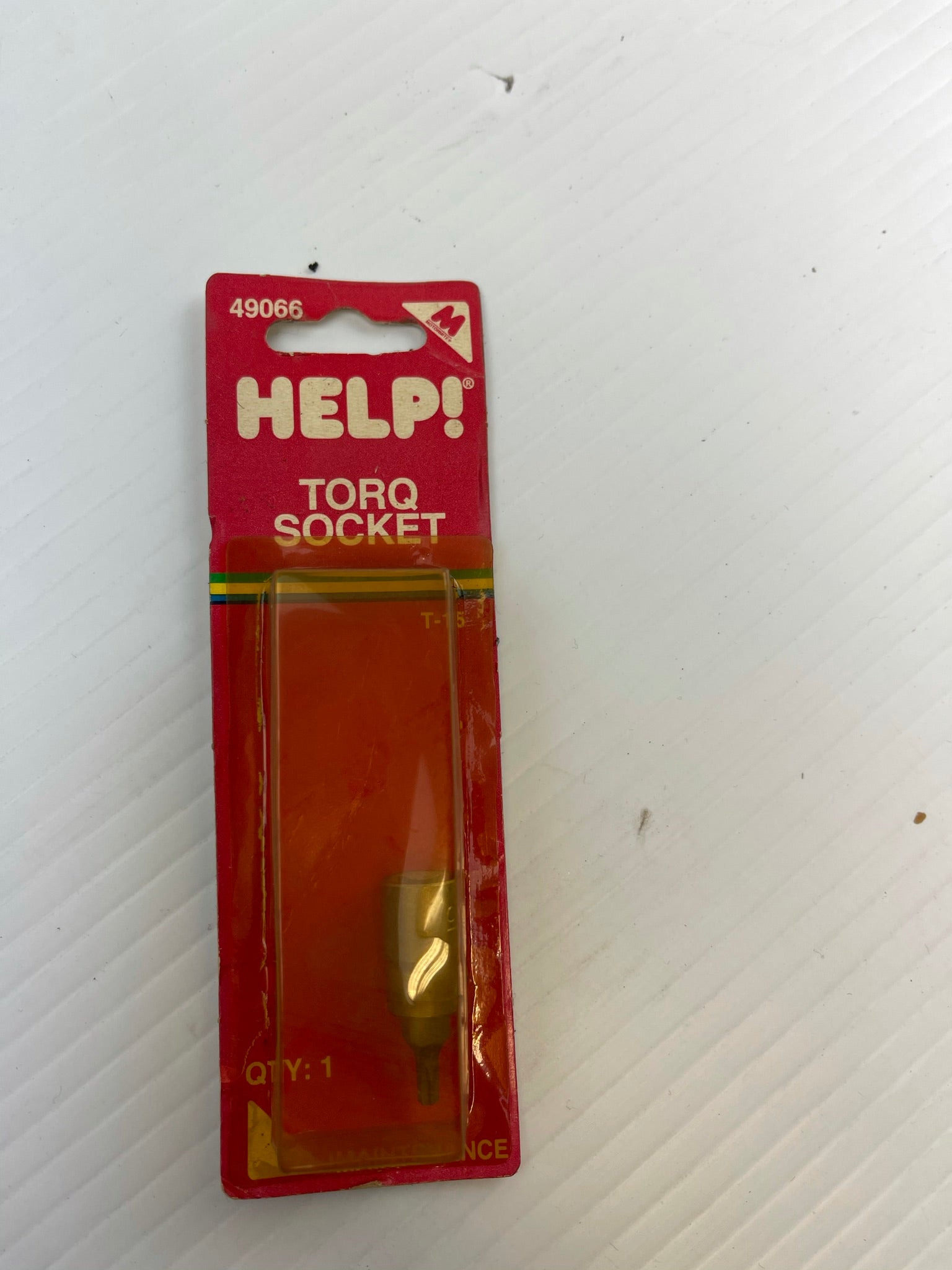 Help! Motormite Torq Socket 49066 Size T-15 1/4" Drive