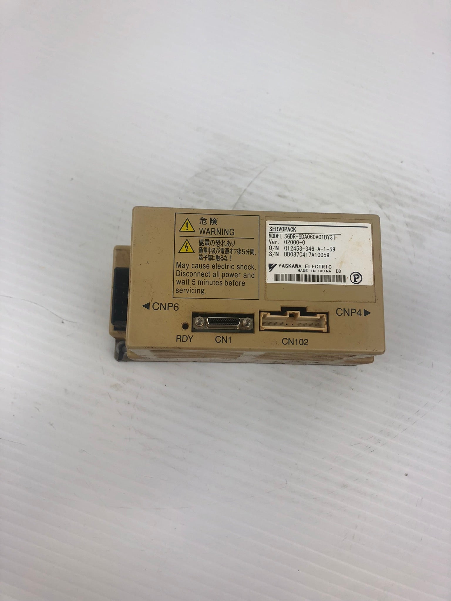 Yaskawa Electric SGDR-SDA060A01BY31 Servopack Drive