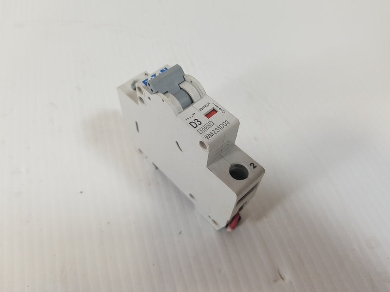 Eaton WMZS1D03 1-Pole 3A Circuit Breaker