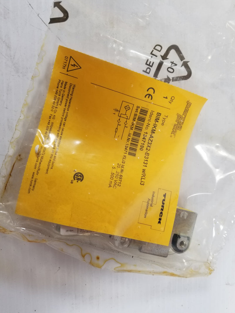 Turck BIM-IKM-AZ3X2-B3131 w/KLi3 Proximity Sensor