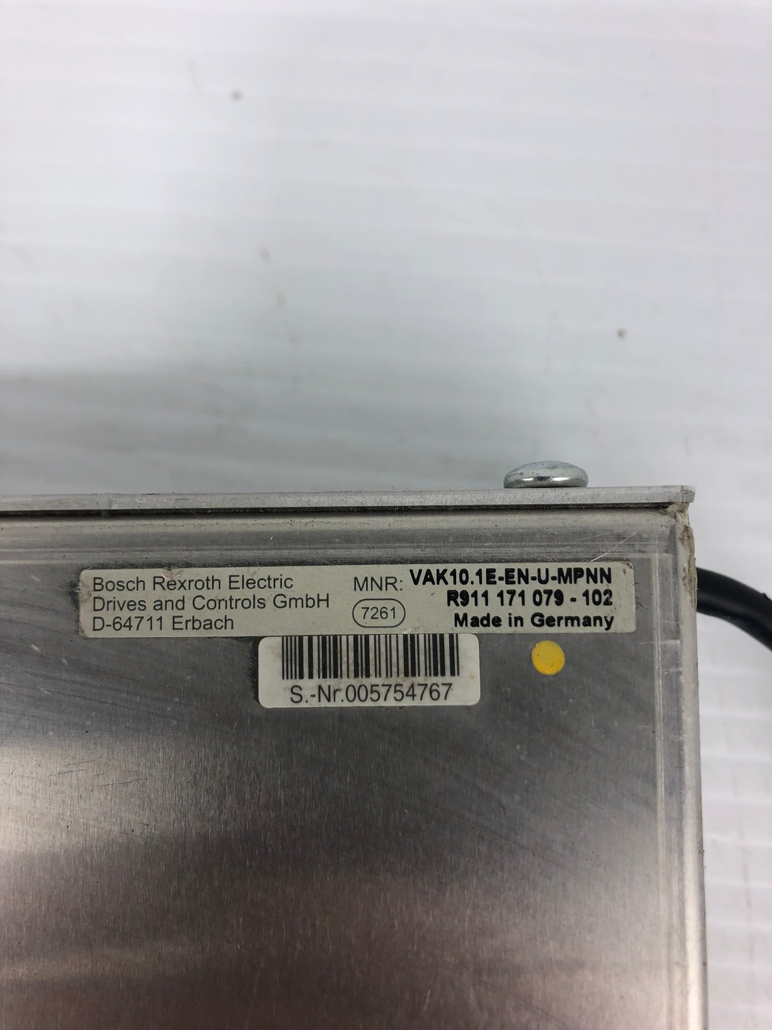 Rexroth VAK10.1E-EN-U-MPNN Slide-out Keyboard VAK 10