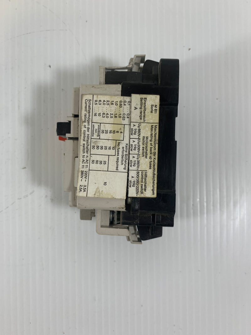 ABB M611 VDE0660 IEC292-1 660 V Motor Switch