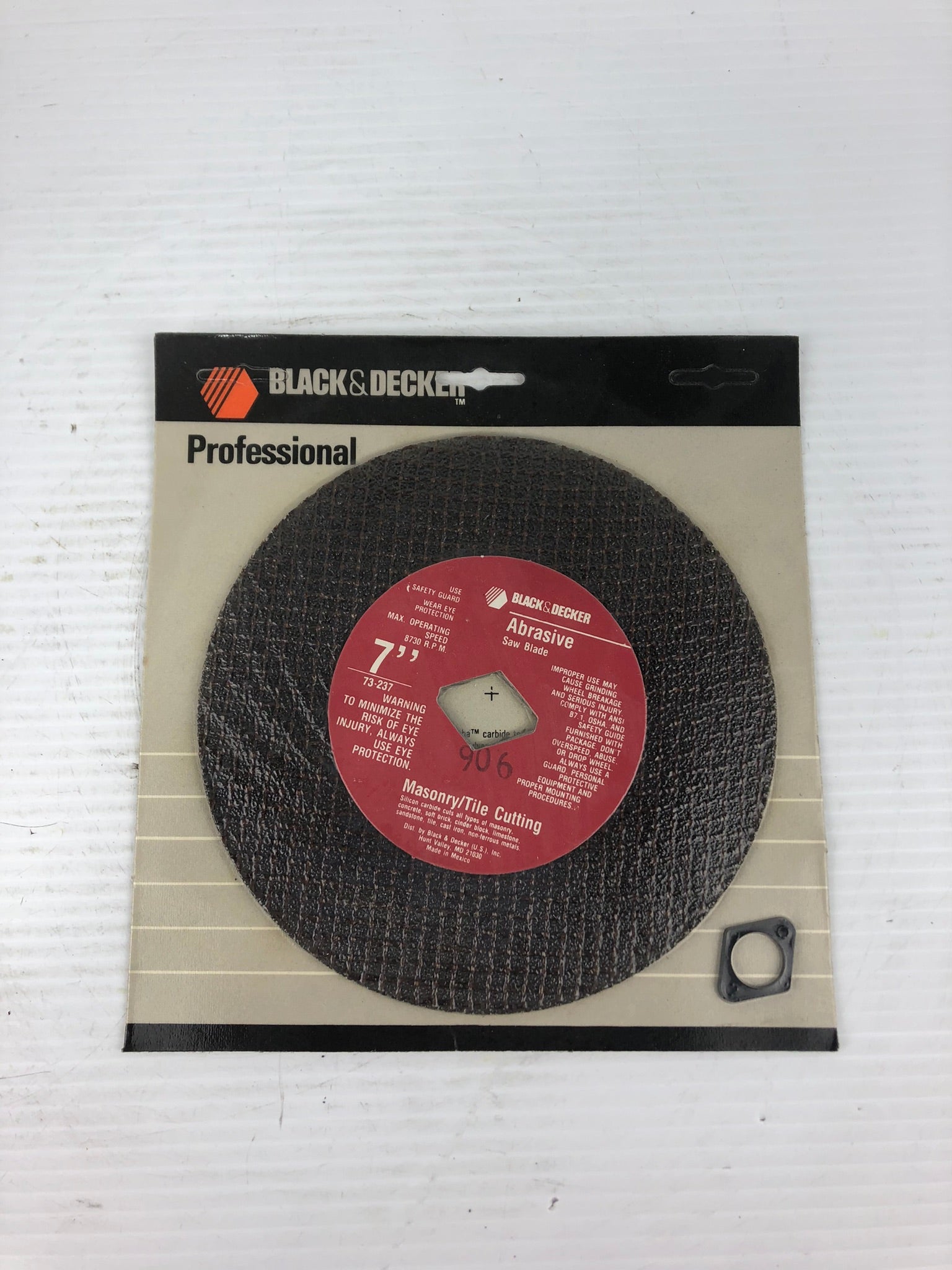 Black & Decker 73-237 Abrasive Saw Blade for Masonry and Tile