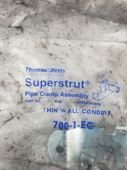 Thomas & Betts 700-1-EG Superstrut Pipe Clamp Assembly - Thin Wall Conduit