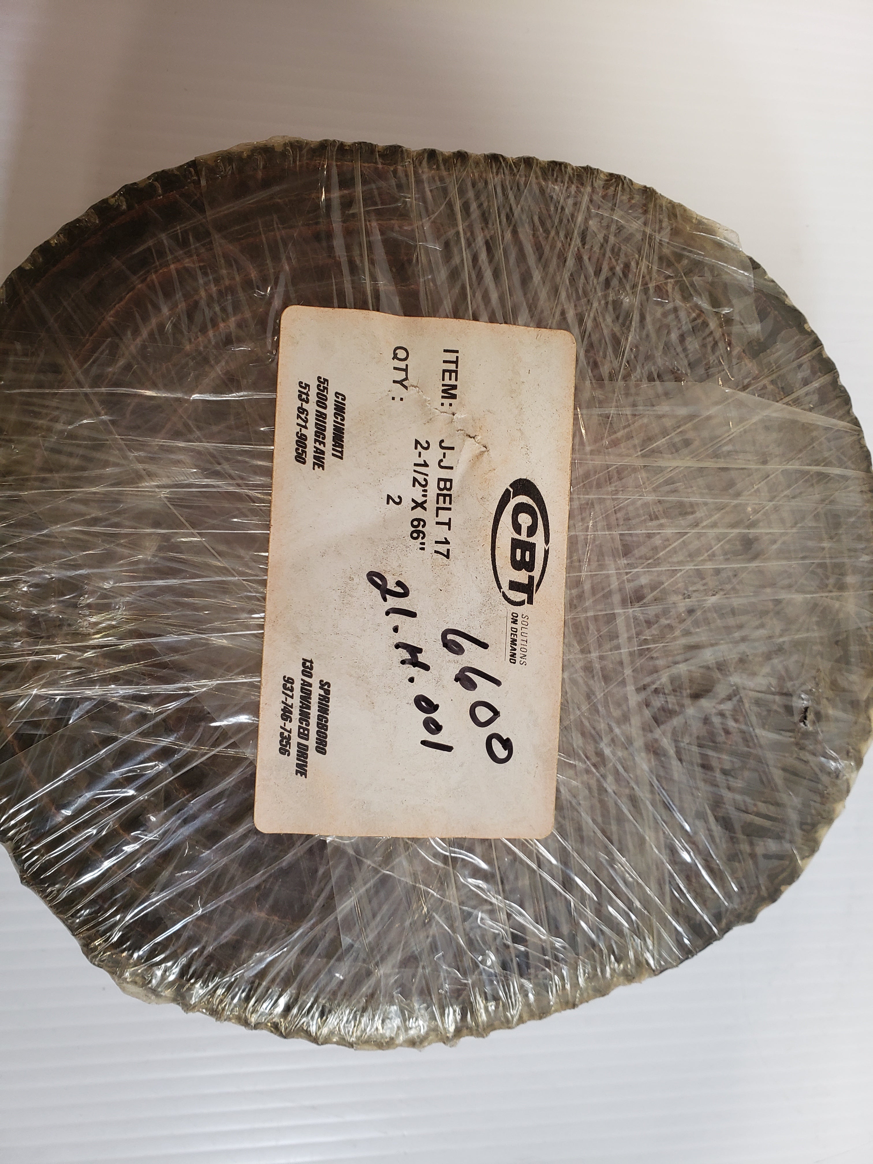 CBT-Solutions on Demand Belt J-J Belt 17 6600 Pack of 2