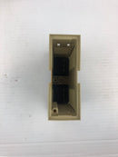 Omron 0220135-0 I/O Module Socket DIN Rail Mount for 3G2A3 Module with Housing
