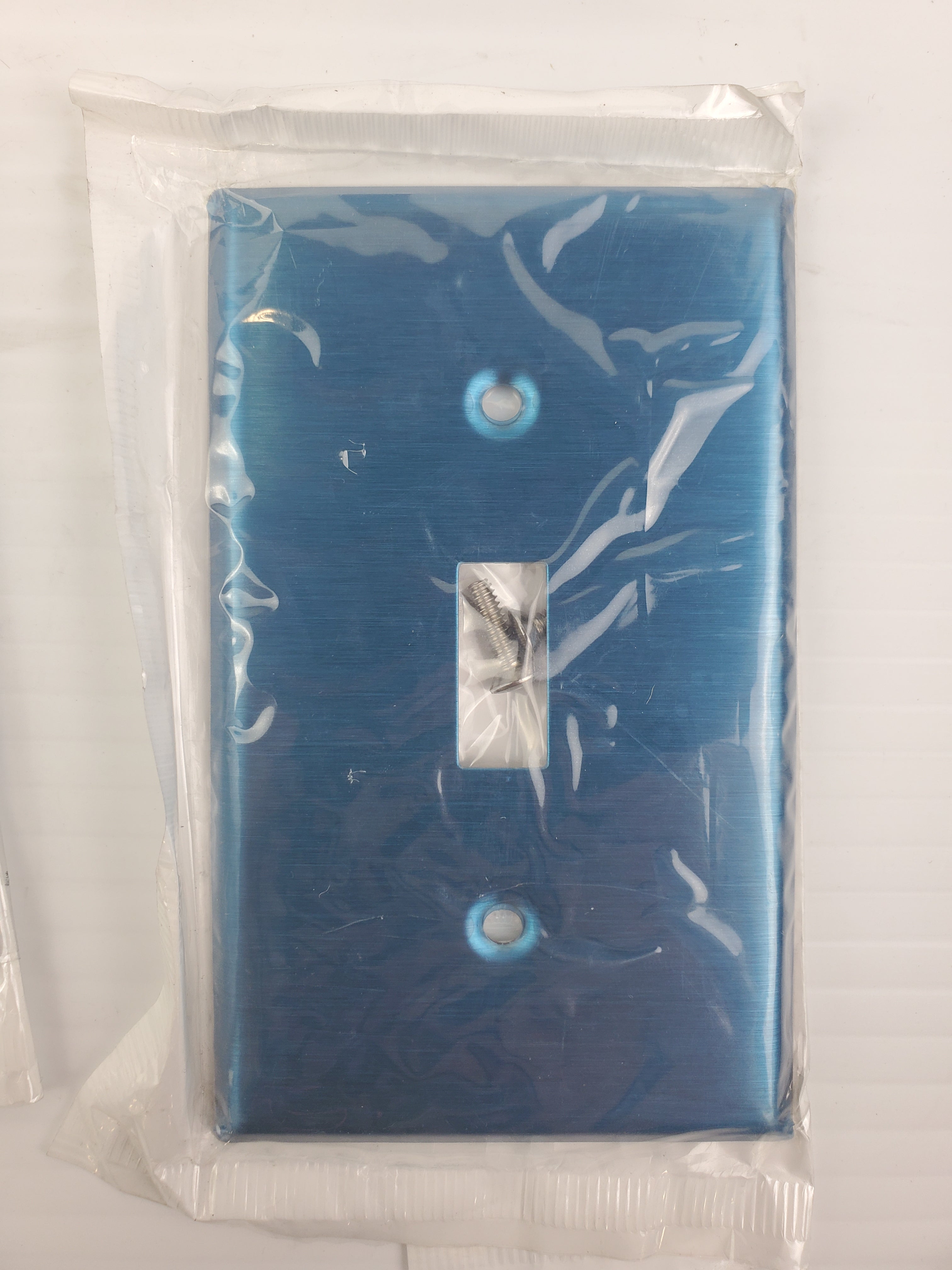 Leviton 103-84001-000 Stainless Steel Switch Wallplate (Lot of 4)