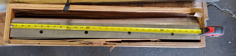 Industrial Machine Blades Hardened Edge 478235 30" L x 3.5" W x 1" H (Lot of 3)