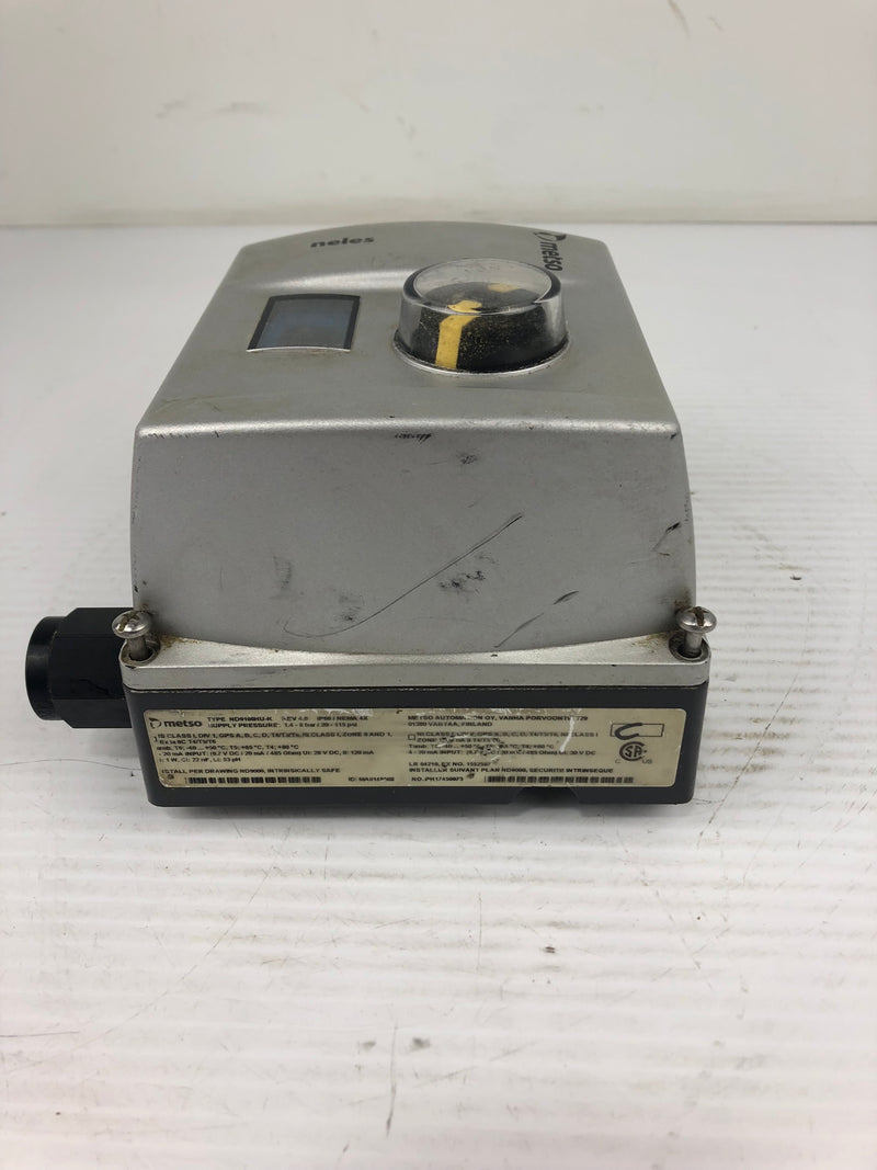Metso Controller Metso ND9106HU-K Intelligent Valve Controller Rev 4 NEMA 4X – Metal ...
