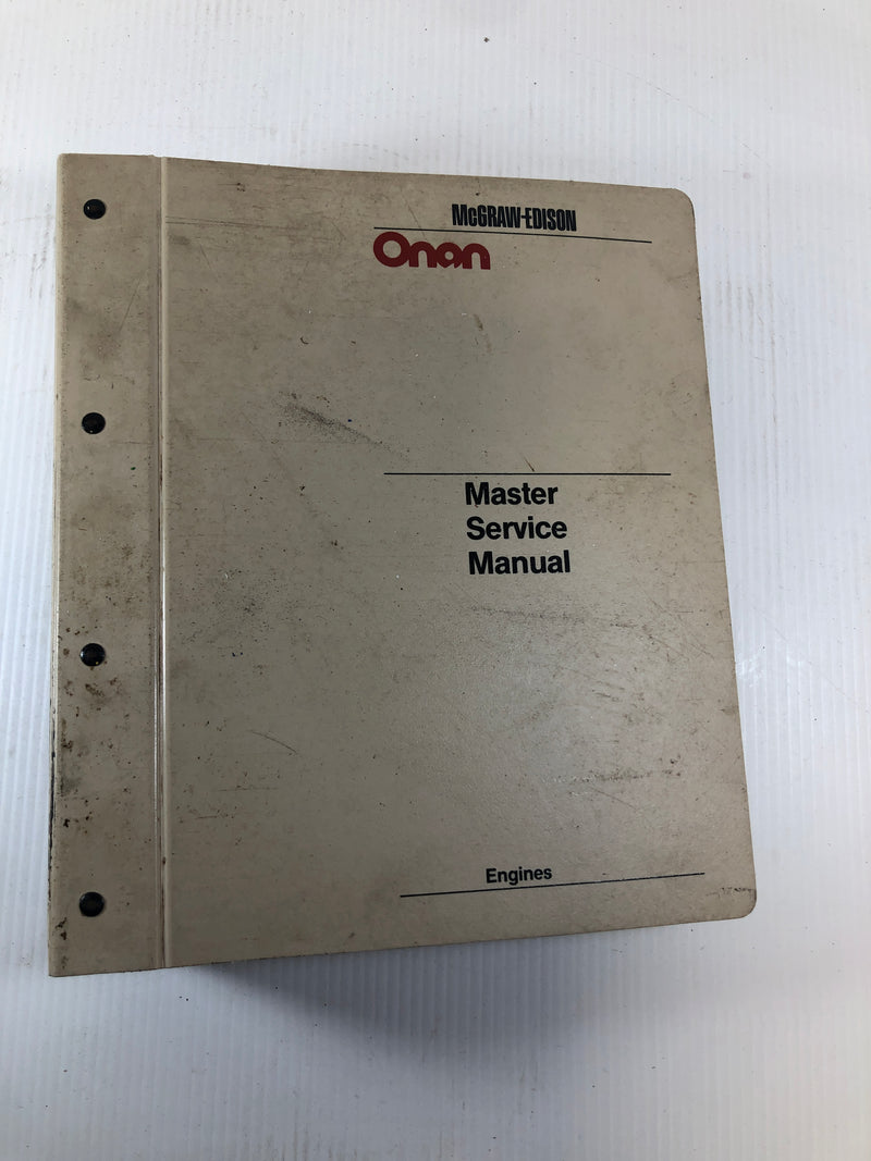 Onan Master Service Manual