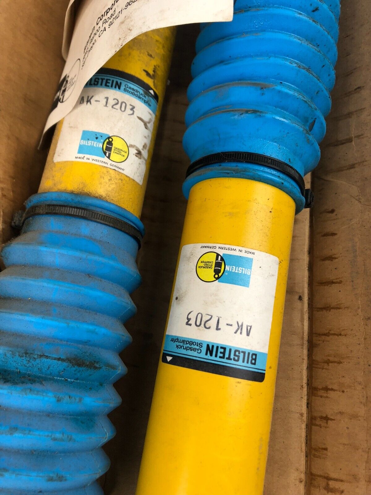 Bilstein AK-1203 Gas Pressure Shock Absorbers