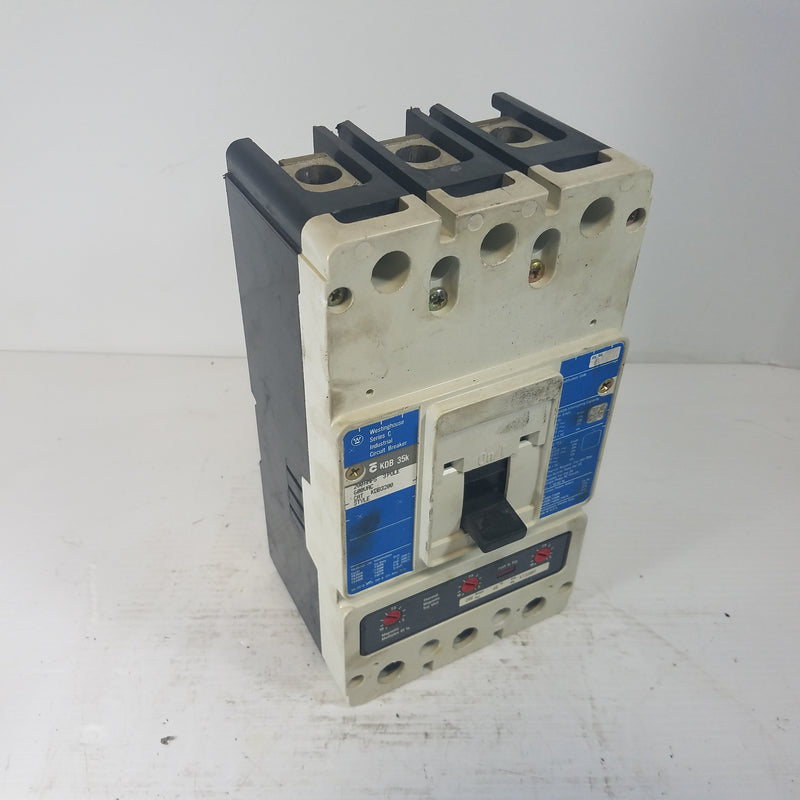 Westinghouse KDB3200 3-Pole 200A Adjustable Circuit Breaker