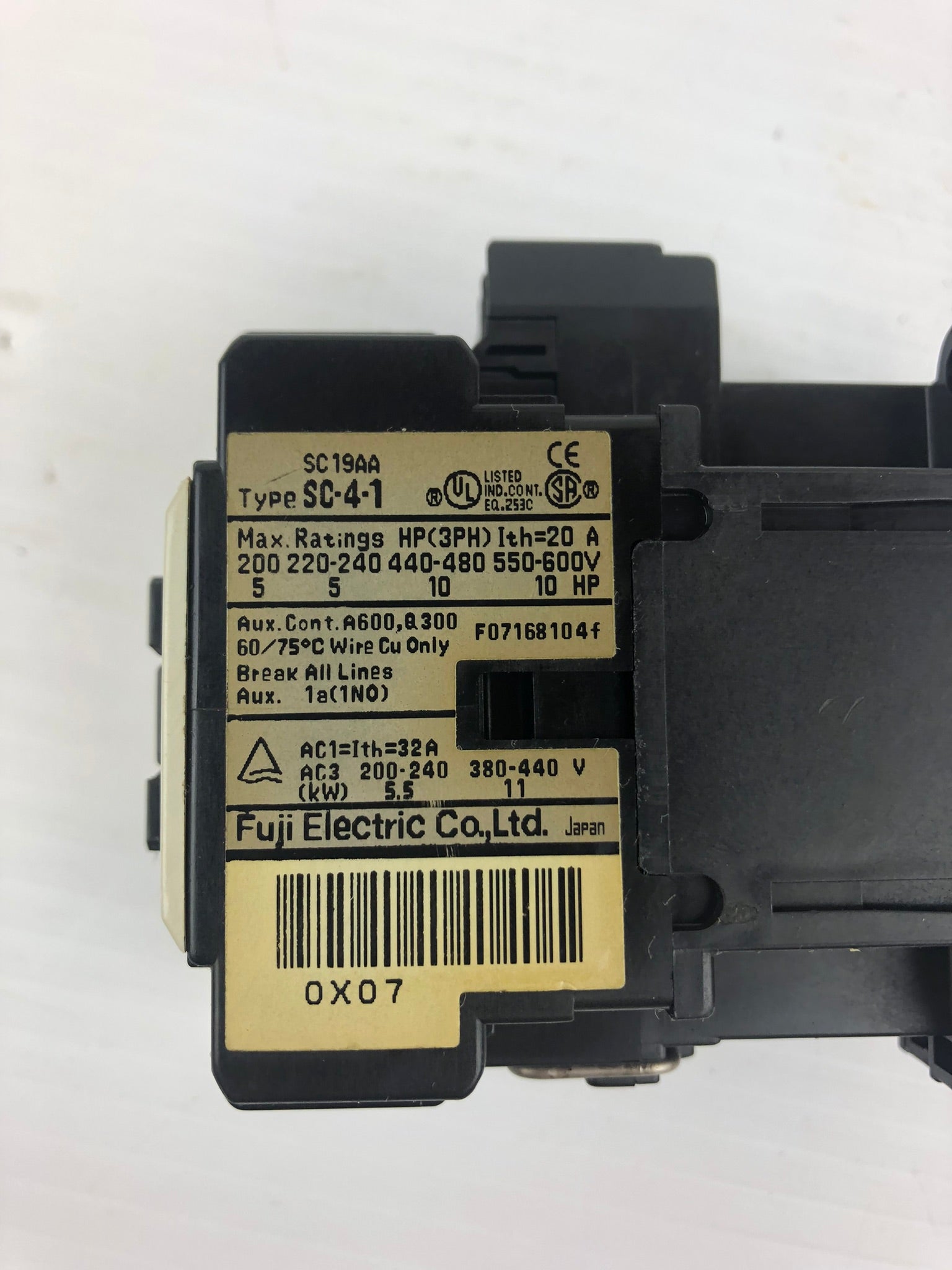 Fuji Electric SC-4-1 Contactor