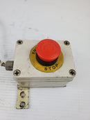 Emergency Stop Button Switch Right Mount with Cable KRL-45/CM