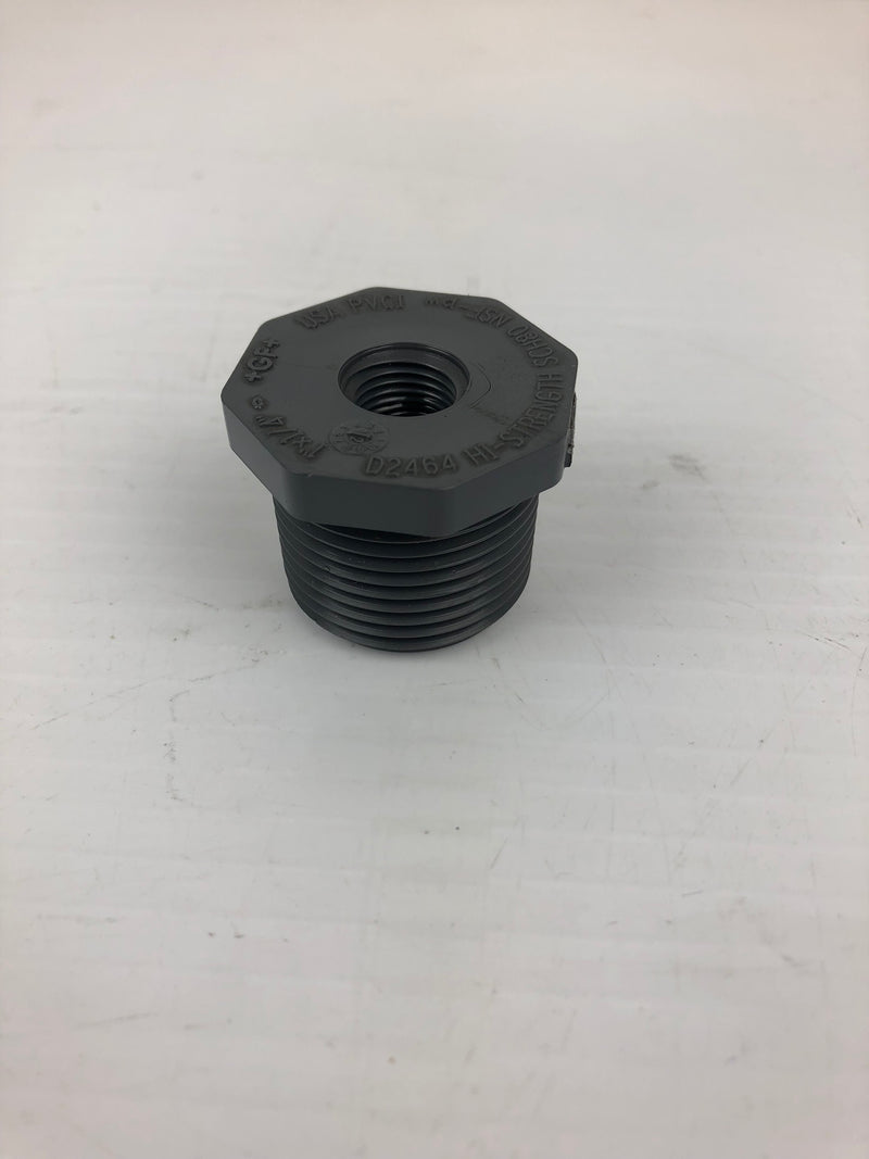 Lasco D2464 1"x1/4" High Strength SCH80 Reducer Bushing Fitting