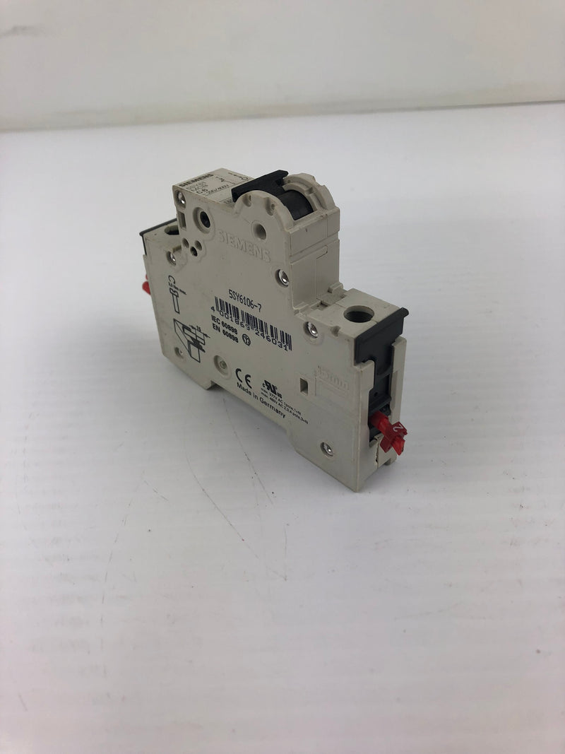 Siemens 5SY61 Circuit Breaker MCB C6 230/400V