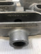 Crouse-Hinds 3/4" X27 Conduit Body Lot of 5