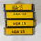 Buss Fuses AGA-15 4 Boxes (Lot of 19 Fuses)