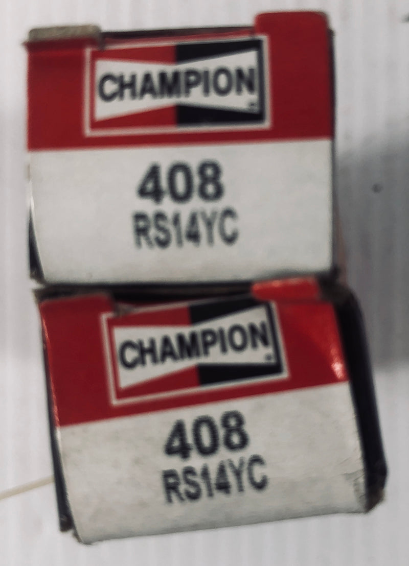 Champion Cooper Plus Spark Plug 408 RS14YC Lot of 2