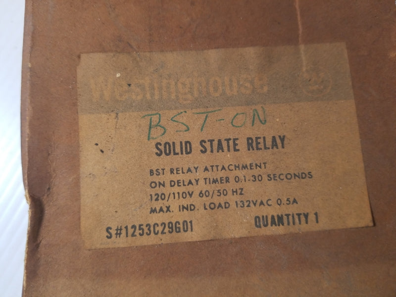 Westinghouse BST-ON Solid State Industrial Control Relay