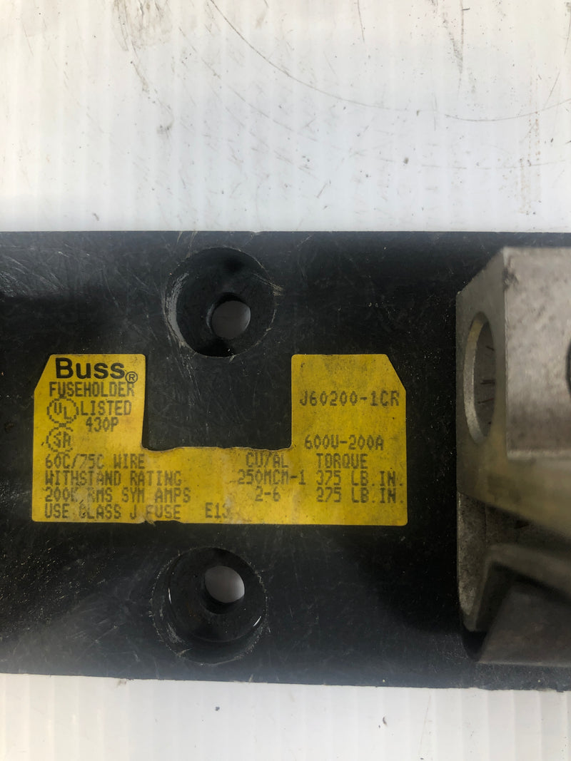 Buss Fuse Holder J60200-1CR 600V 200A