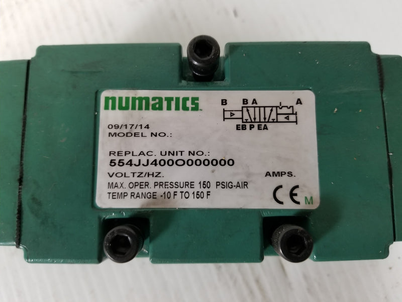 Numantics 554JJ400O000000 Pneumatic Solenoid Valve