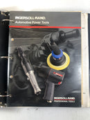 Ingersoll-Rand Automotive Power Tools IRAX Parts Manual Binder