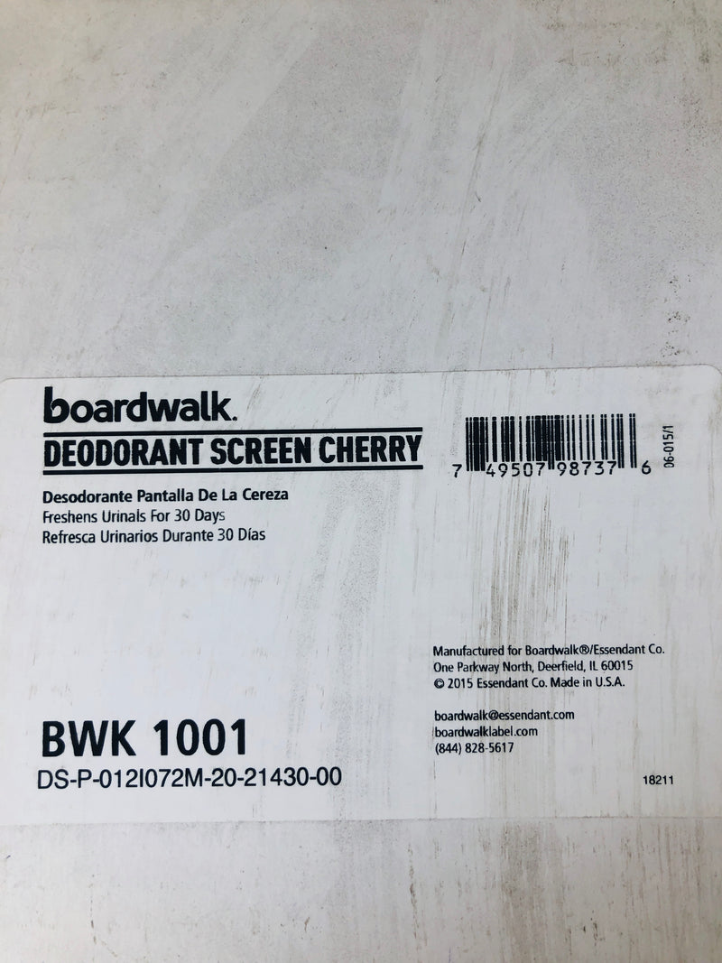 Boardwalk Deodorant Urinal Screen Cherry BWK 1001 Case of 12