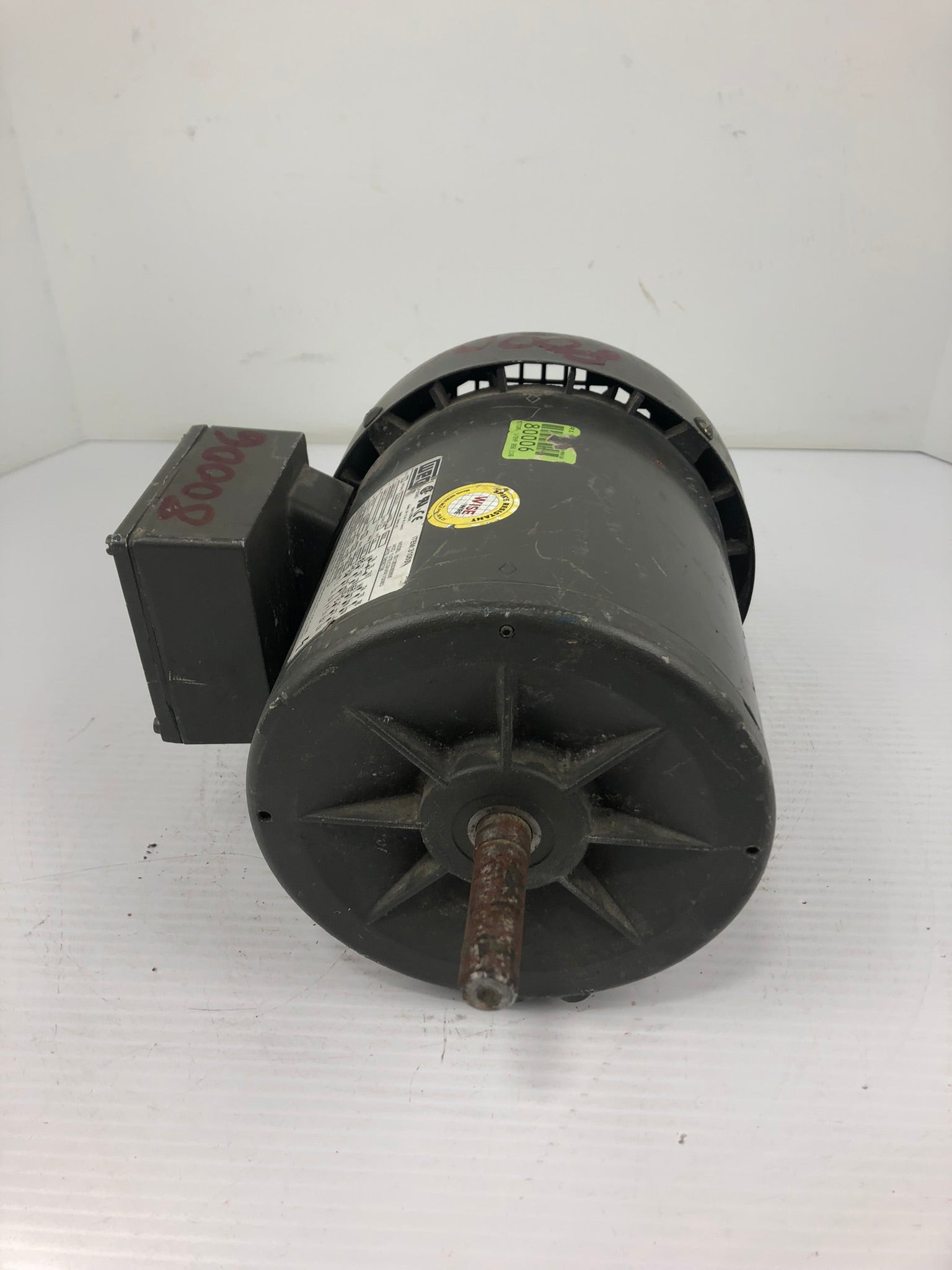 WEG 5012ES3EB56 General Purpose Motor 3 PH 0.5 HP 1160 RPM B56