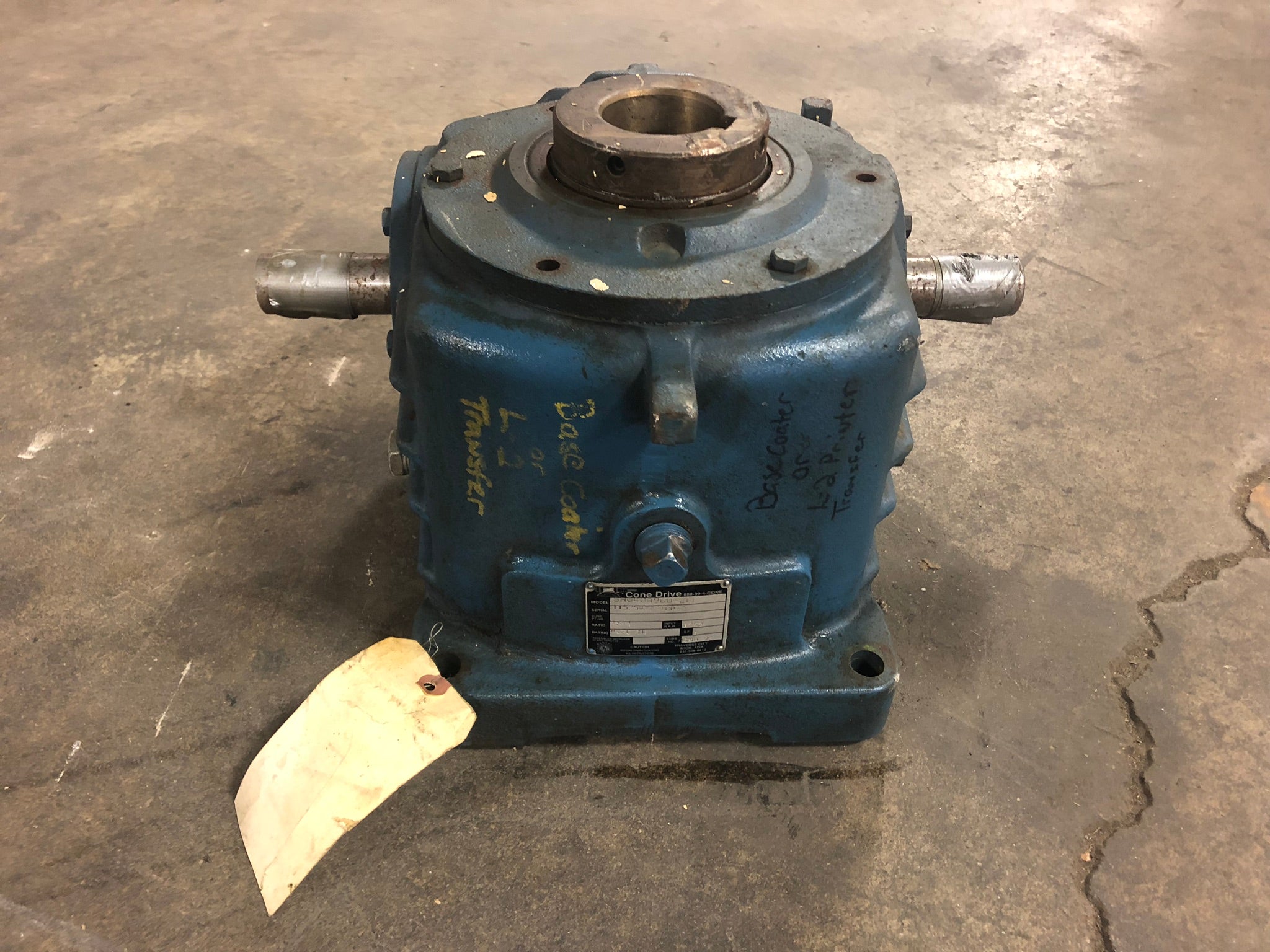 Cone Drive SAV40A960-Z0A 15:1 Ratio 8.30 TH Rating 1750 RPM Gear Reducer