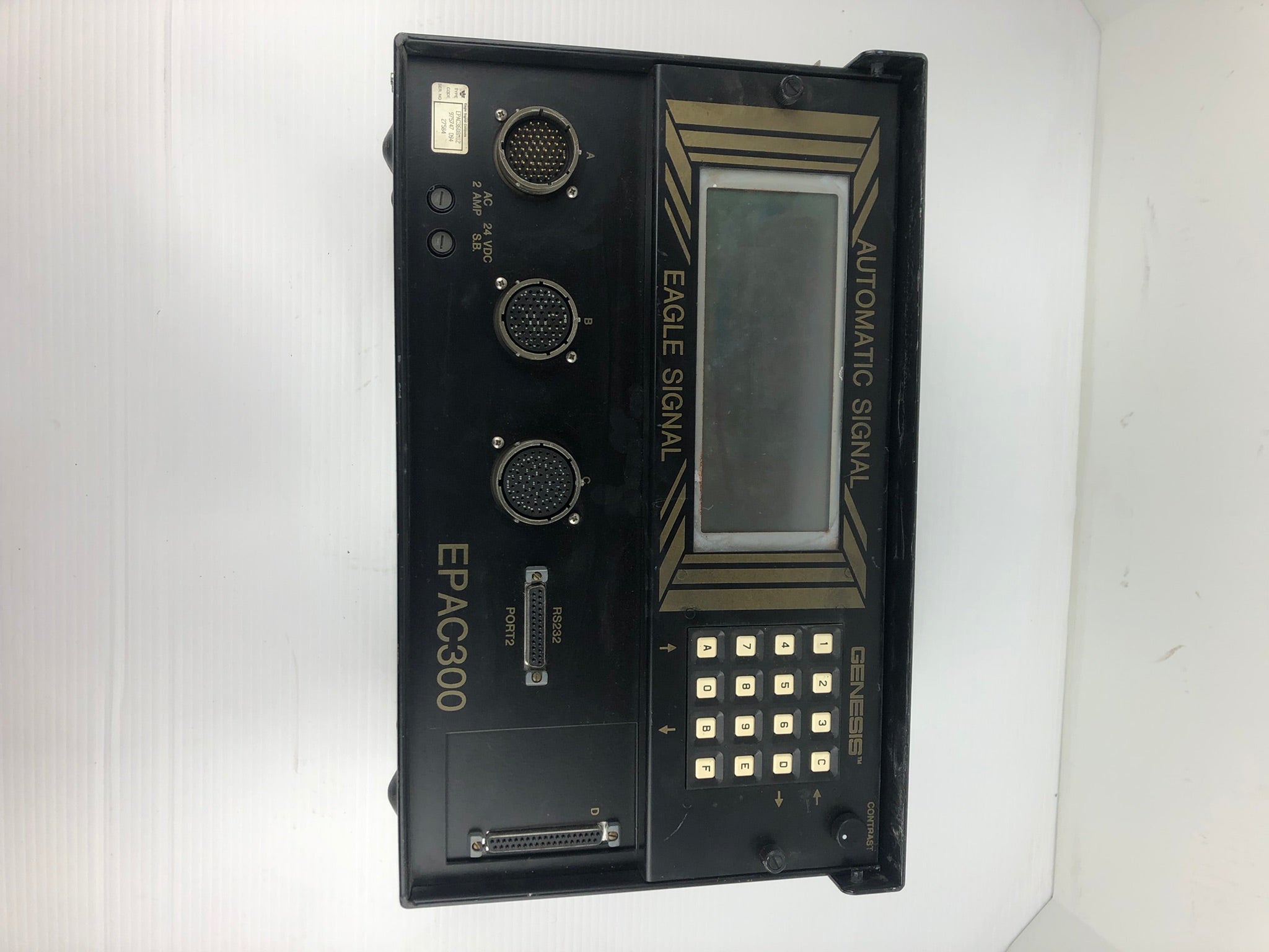 *** Eagle EPAC3608M12 Traffic Control Systems Code 975747 D94 Serial 27584