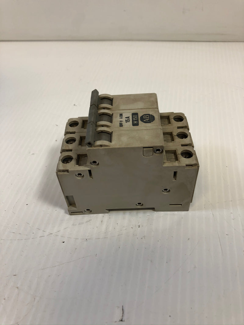 Allen-Bradley 1492-CB3 H150 Circuit Breaker Series B 15A