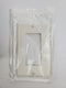 Leviton White Decora 1G Standard Wall Plate Thermoplastic 80401-NW (Box Of 20)