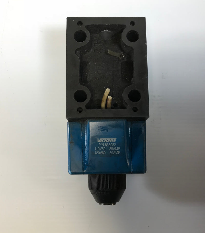 Vickers 868982 Solenoid Valve 110V/50Hz 120V/60Hz