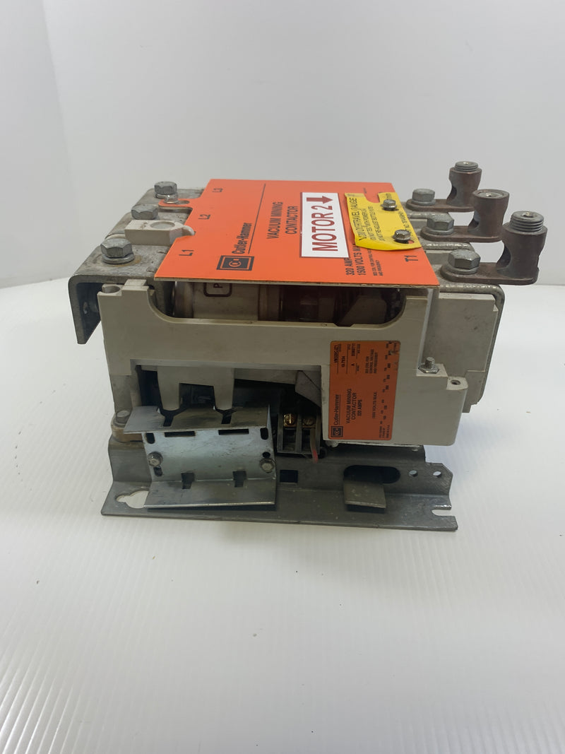 Cutler-Hammer Vacuum Mining Contactor 320 Amps VM320CJZ1