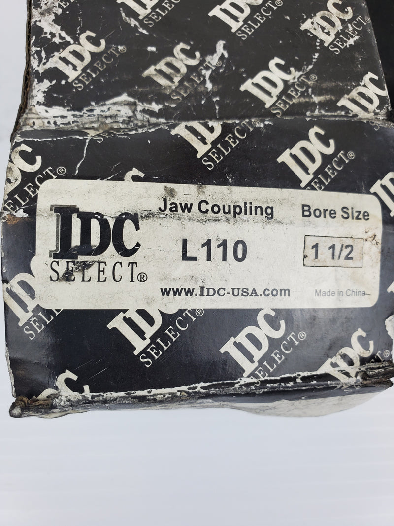 IDC Select L110 Jaw Coupling 1-1/2" Bore